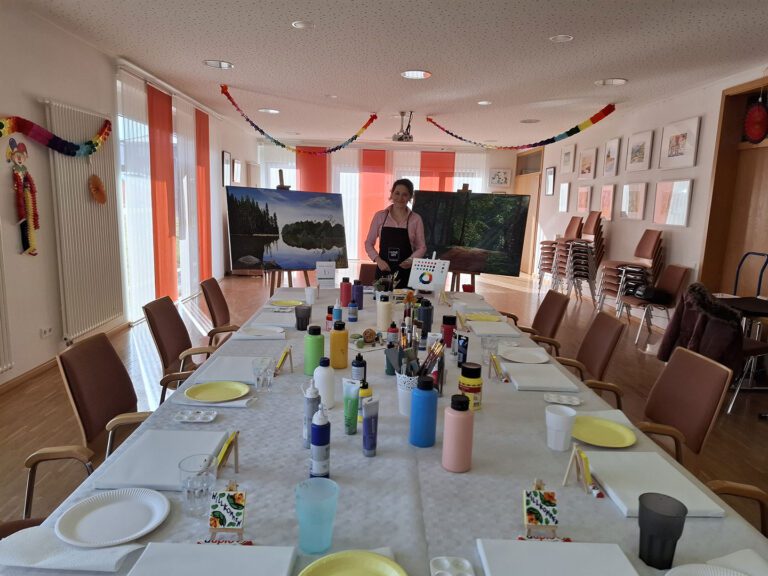 Ablauf Acryl Mal Event